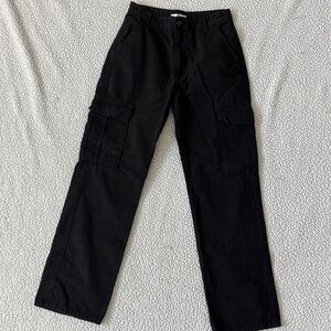 STR Black Cargo Pants